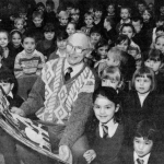 Arthur Musson retires - Church school caretaker 1993