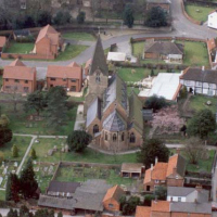 Aerial view of the Church early 90s