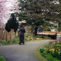 Church yard - spring-1995