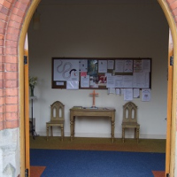 View through the main door prior to 2011