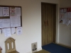 To the right of the main door before 2011