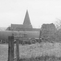 View of Church from Stackyard Church Farm