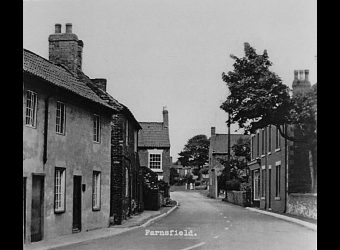 Mansfield Road 1950s Just beyond The Red Lion looking West