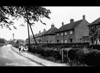 Council Houses, Station Lane 1953