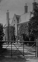 Farnsfield Vicarage 1906 New at the time, it has since been replaced and is a private home